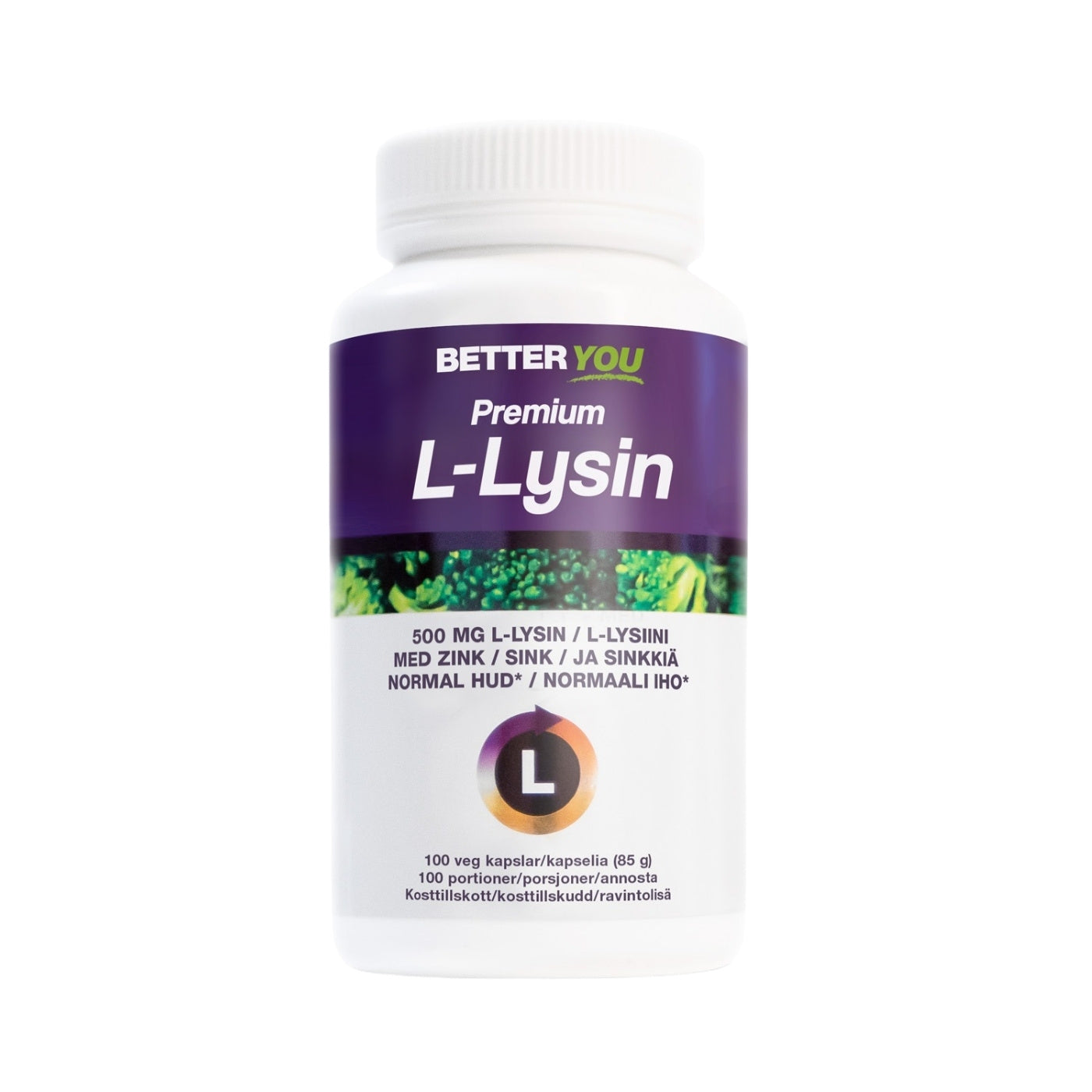 Better You Premium L-lysin, 100 kapsler