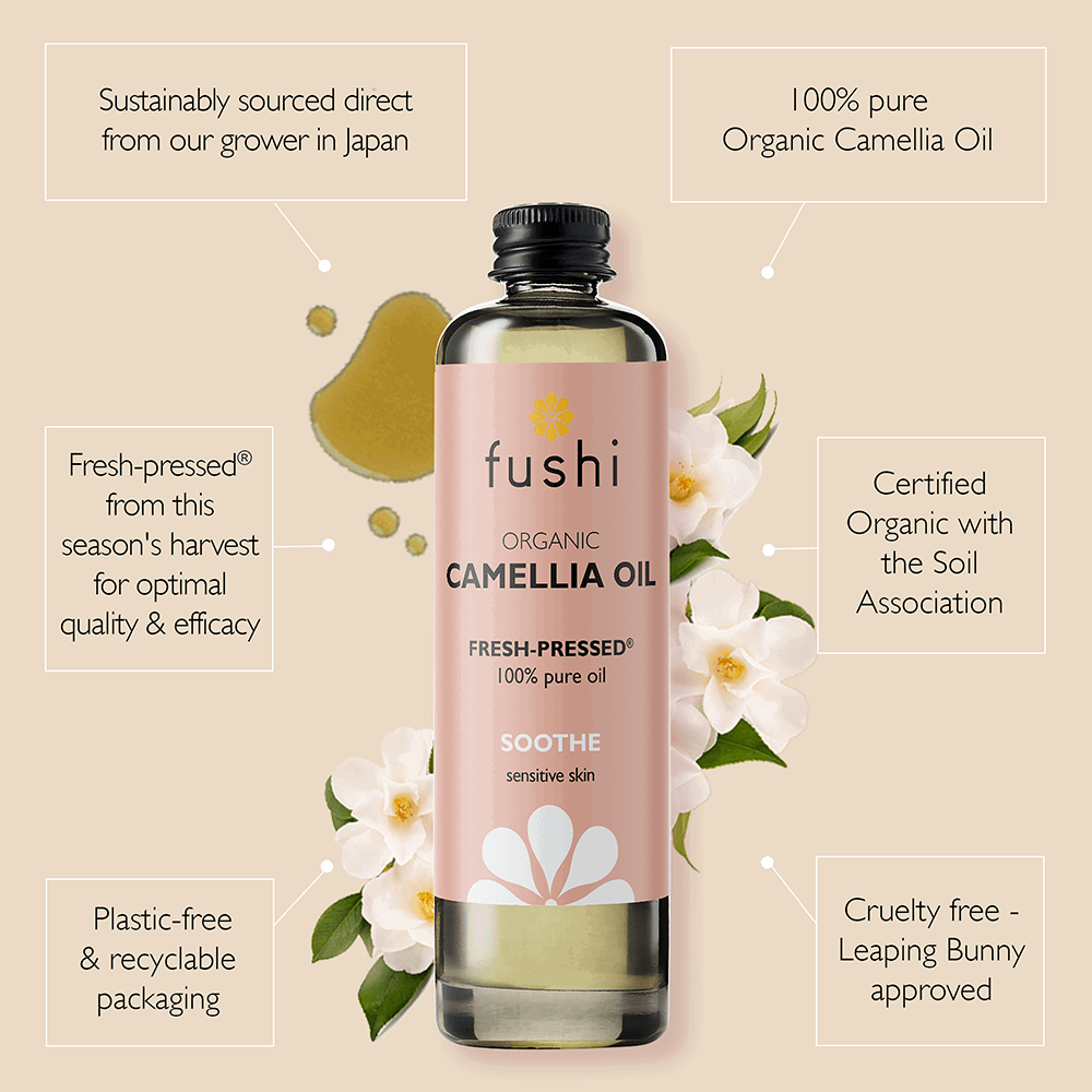 Fushi Kameliaolja / Camellia Kissi oil - Ekologisk & Kallpressad