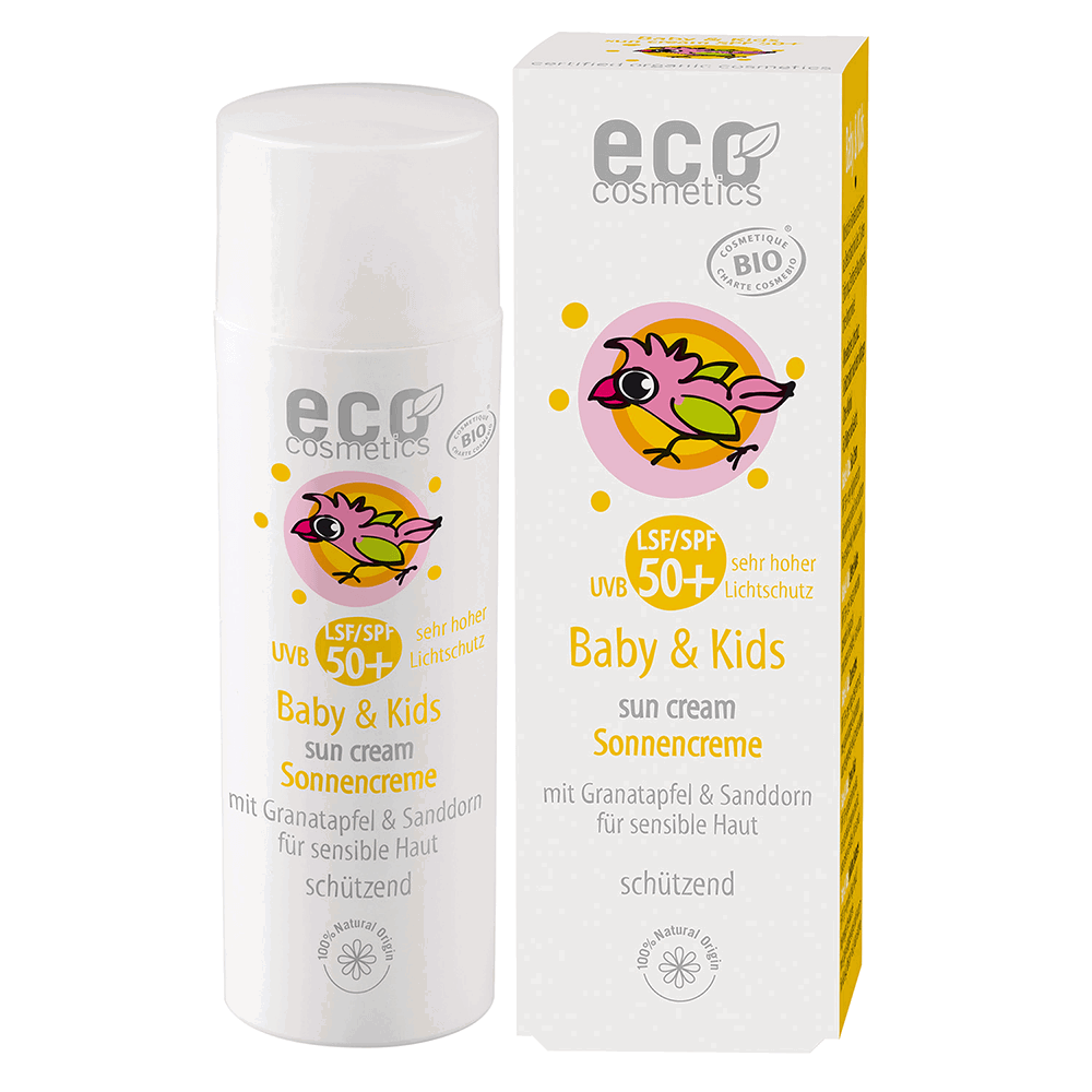 Eco Cosmetics Organic Sunscreen for Children SPF 50, 50 ml