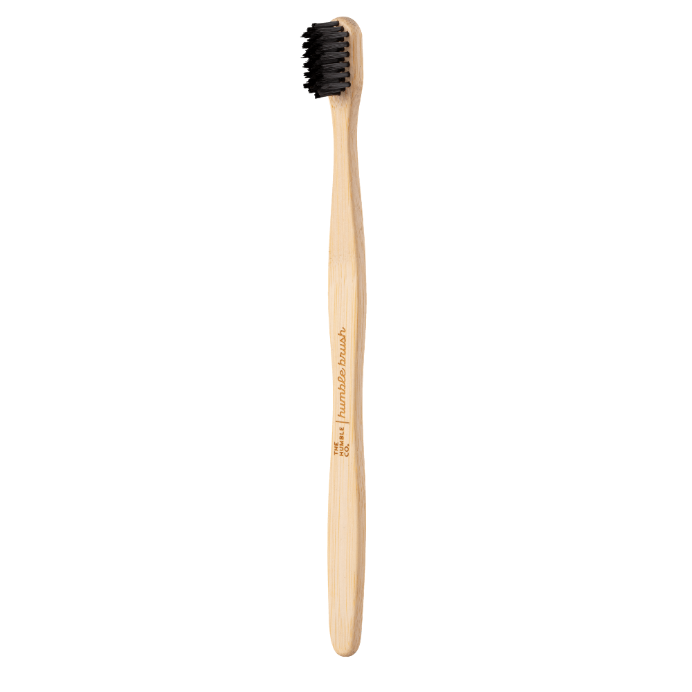 Humble Brush Organic Toothbrush Soft, Black