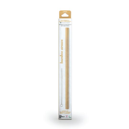 Humble Brush Bamboo Straws 4 pcs