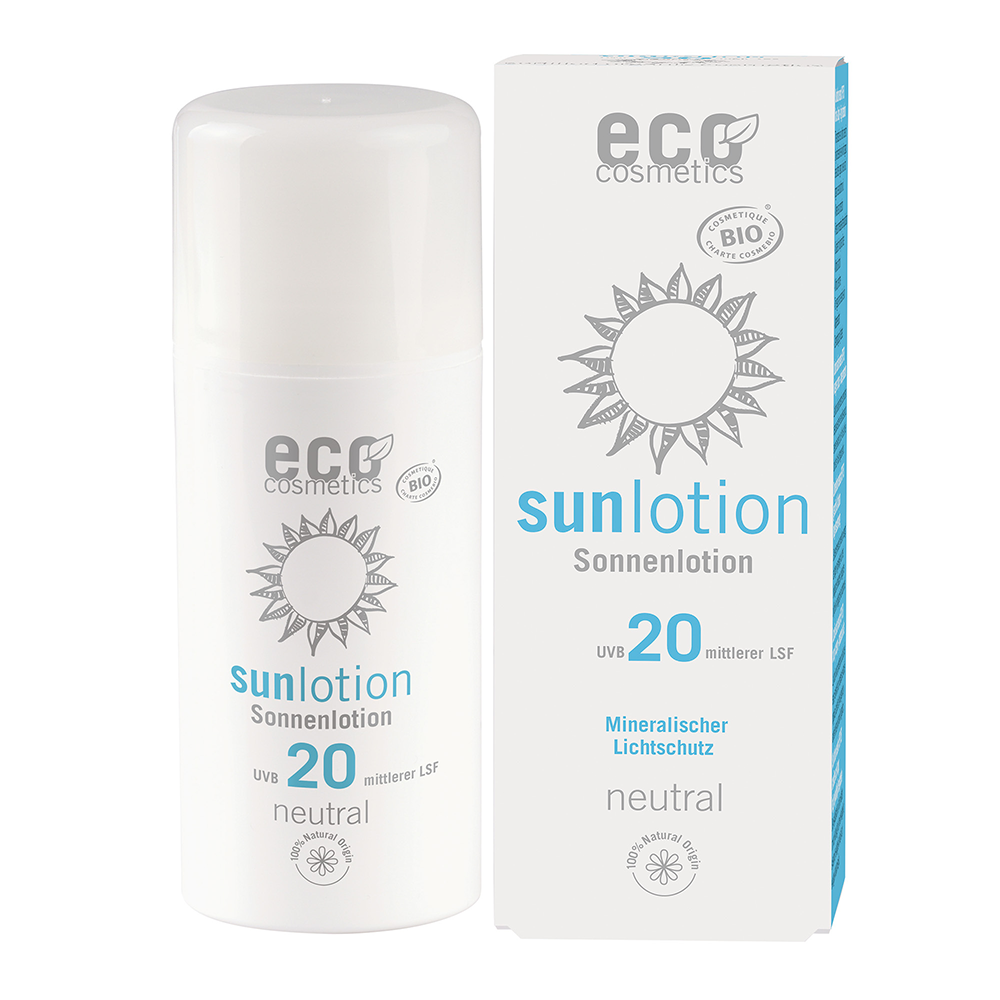 Eco Cosmetics Neutral Sunscreen SPF 20, 100 ml