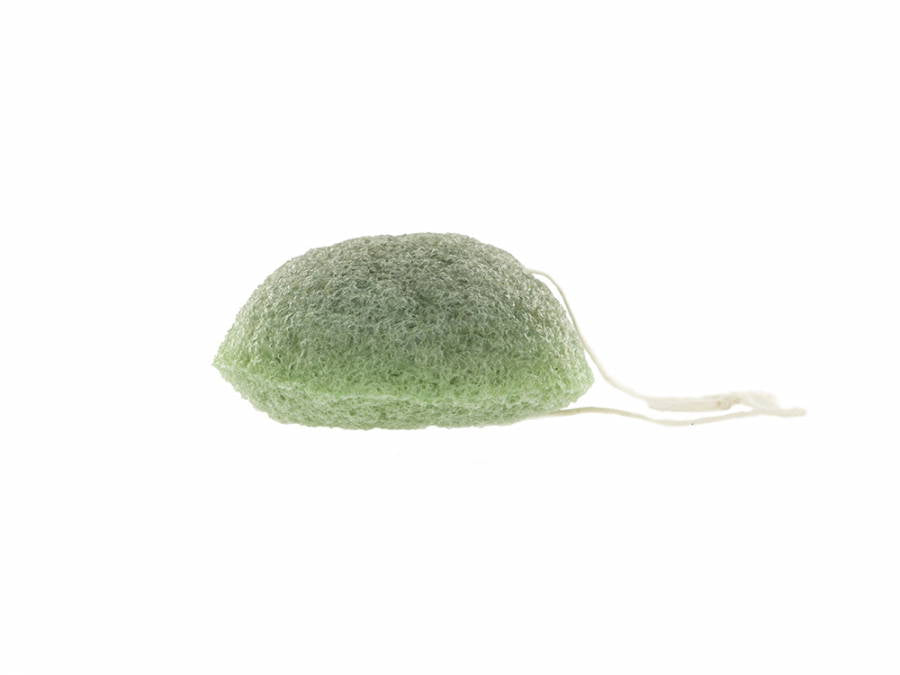 Konjac Sponge from Japan - green