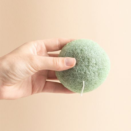 Konjac Sponge från Japan - grön
