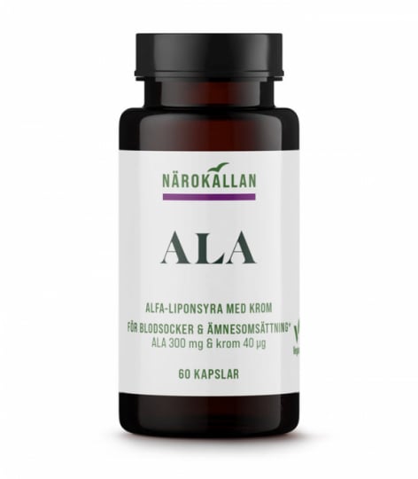 Närokällan ALA / Alpha-Lipoic Acid, 60 capsules