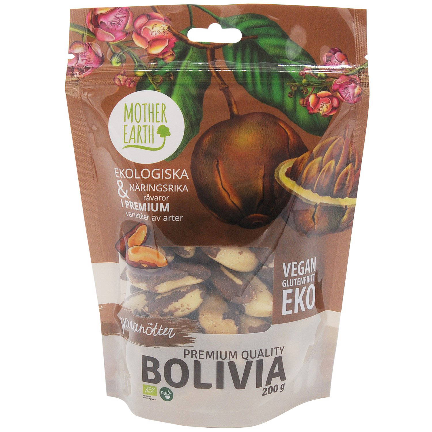 RAW Organic Brazil Nuts 200 g