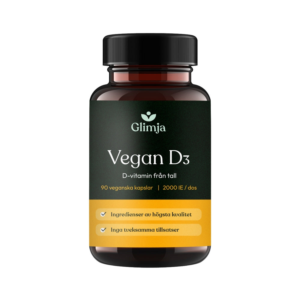 Vegan D3 Vitamin 55 µg 90 capsules - Glimja