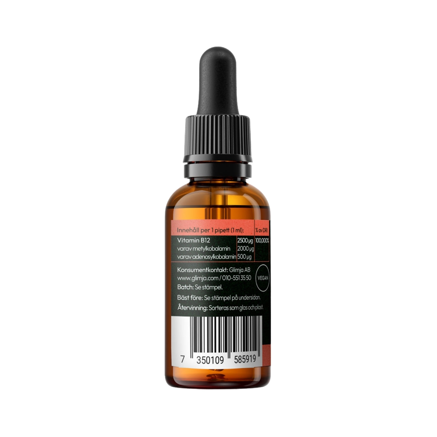 Liquid B-12 Active 100 ml - Glimja