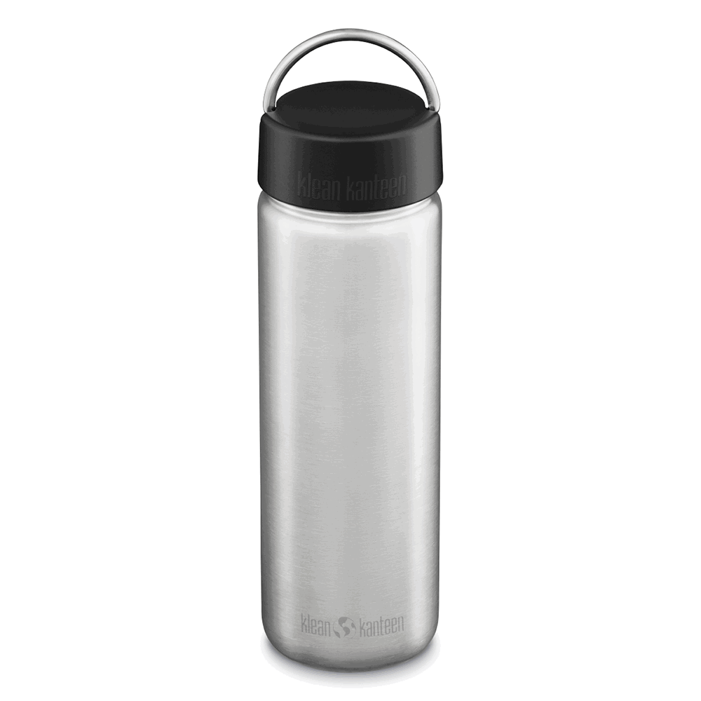 Klean Kanteen - Wide Loop Cap Stainless Steel Water Bottle 800 ml