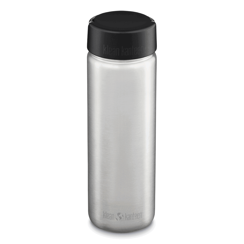 Klean Kanteen - Wide Loop Cap Stainless Steel Water Bottle 800 ml