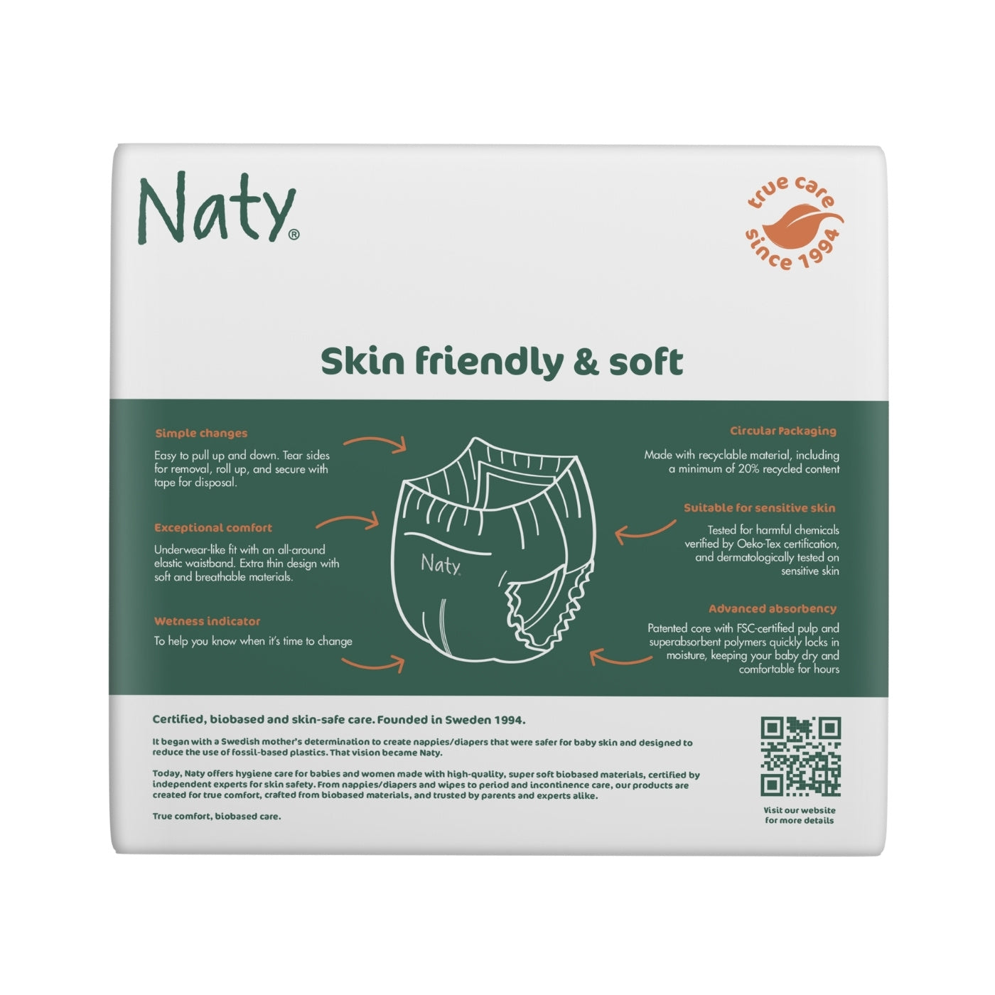 FreeMovers Blöjbyxor 4 (8-15 kg) 22 st - Naty