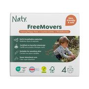 FreeMovers Diaper Pants 4 (8-15 kg) 22 pcs - Naty