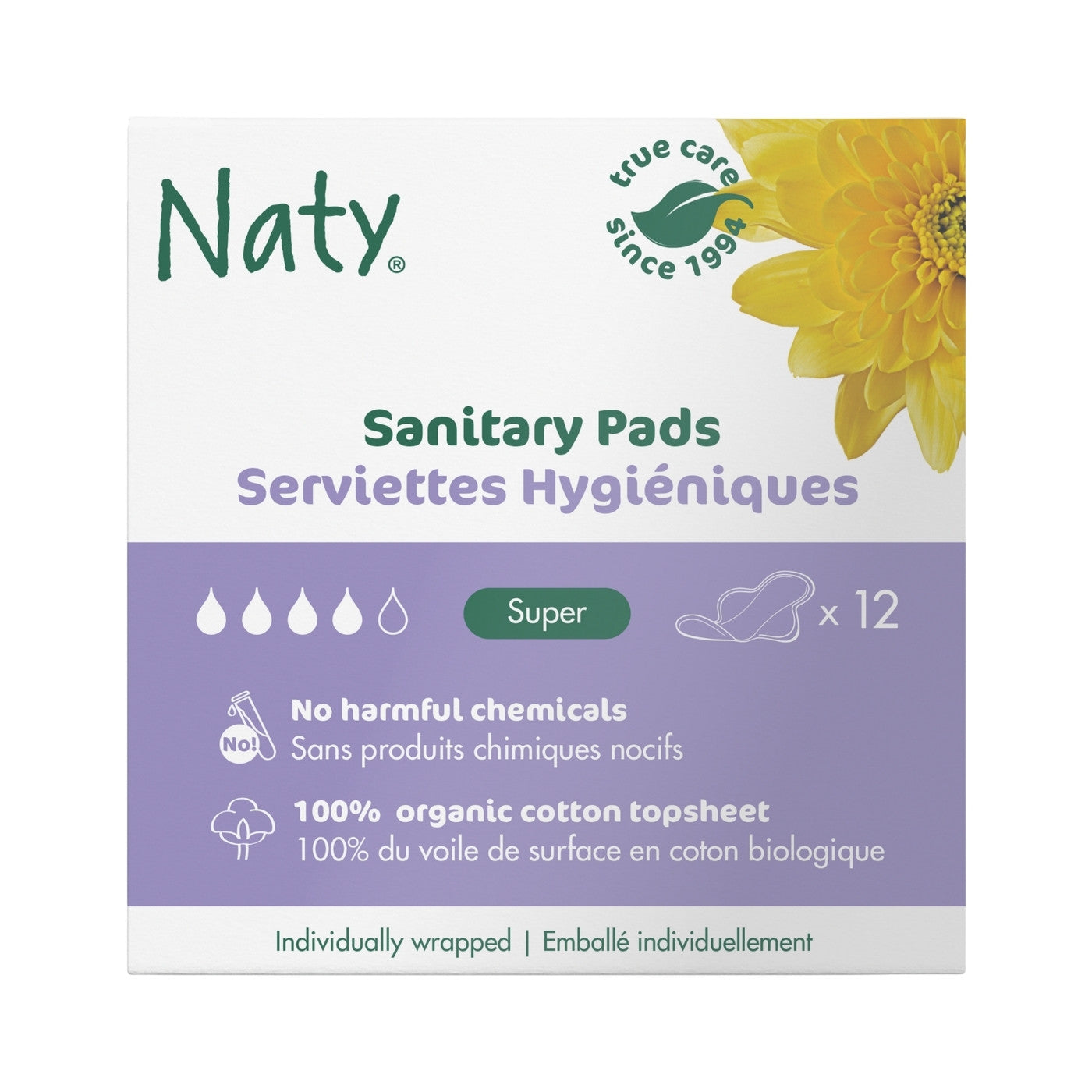 Bind Super med Vinger 12 stk - Naty