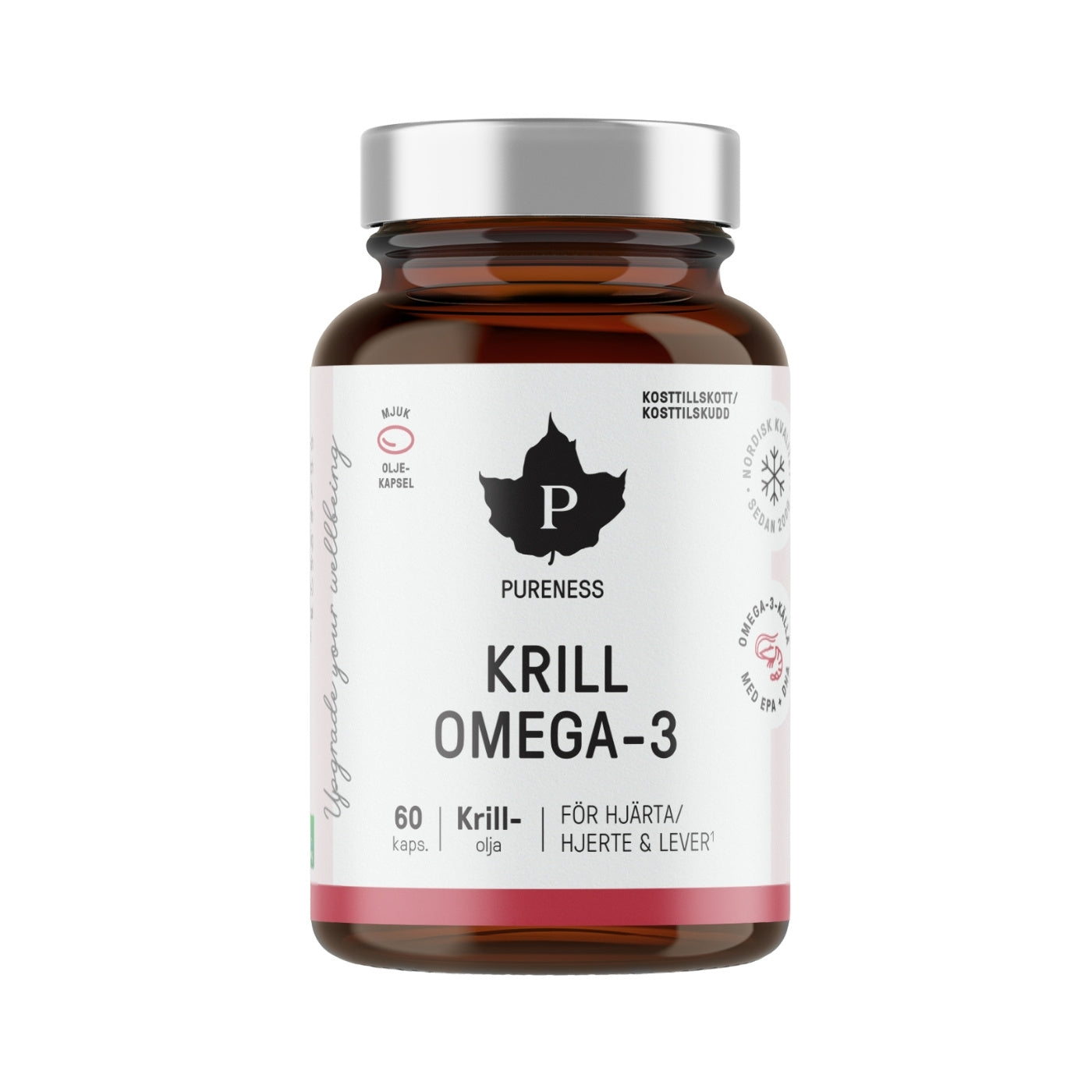 Krill Omega-3 60 kapsler - Pureness