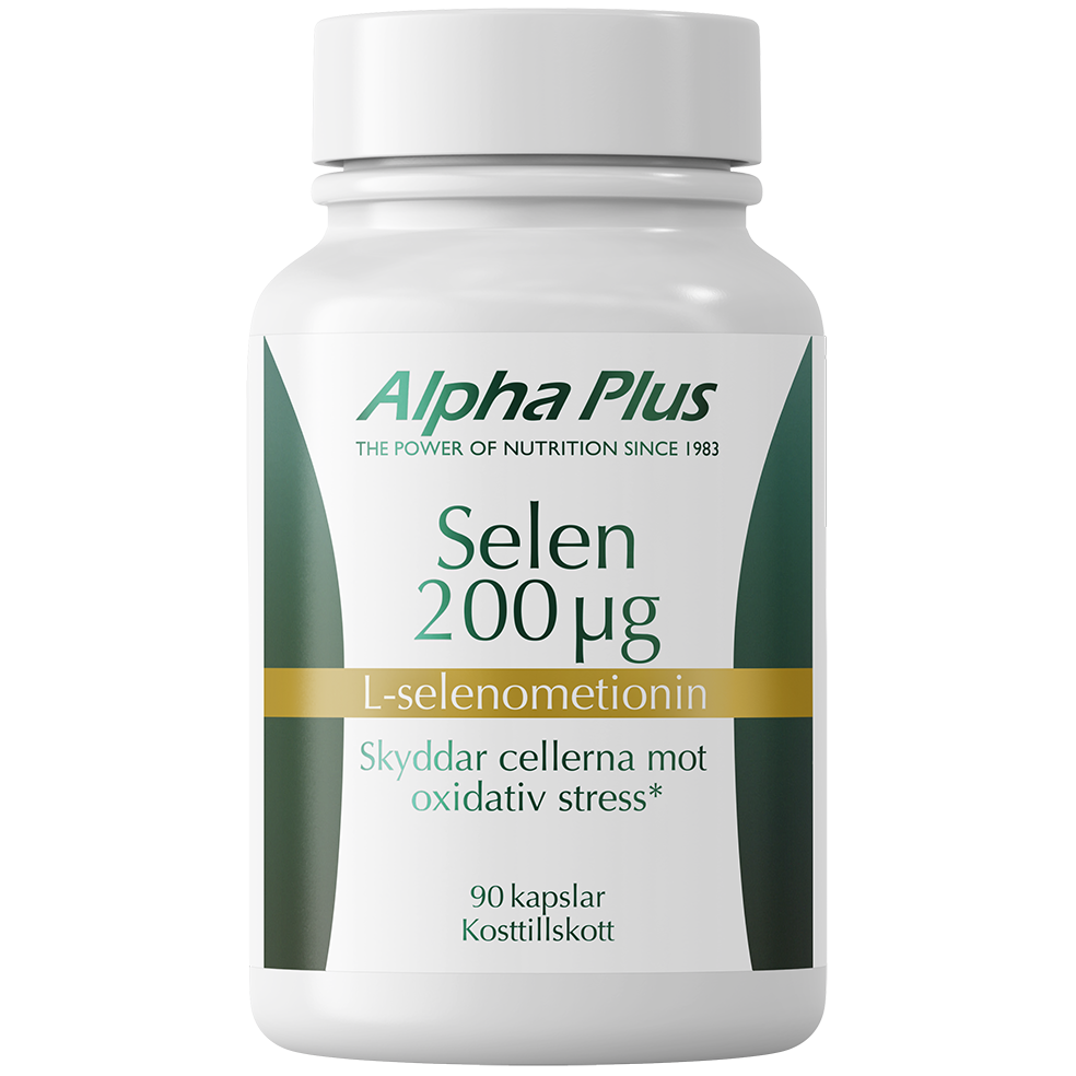 Alpha Plus Selen 200µg, 90 kapslar