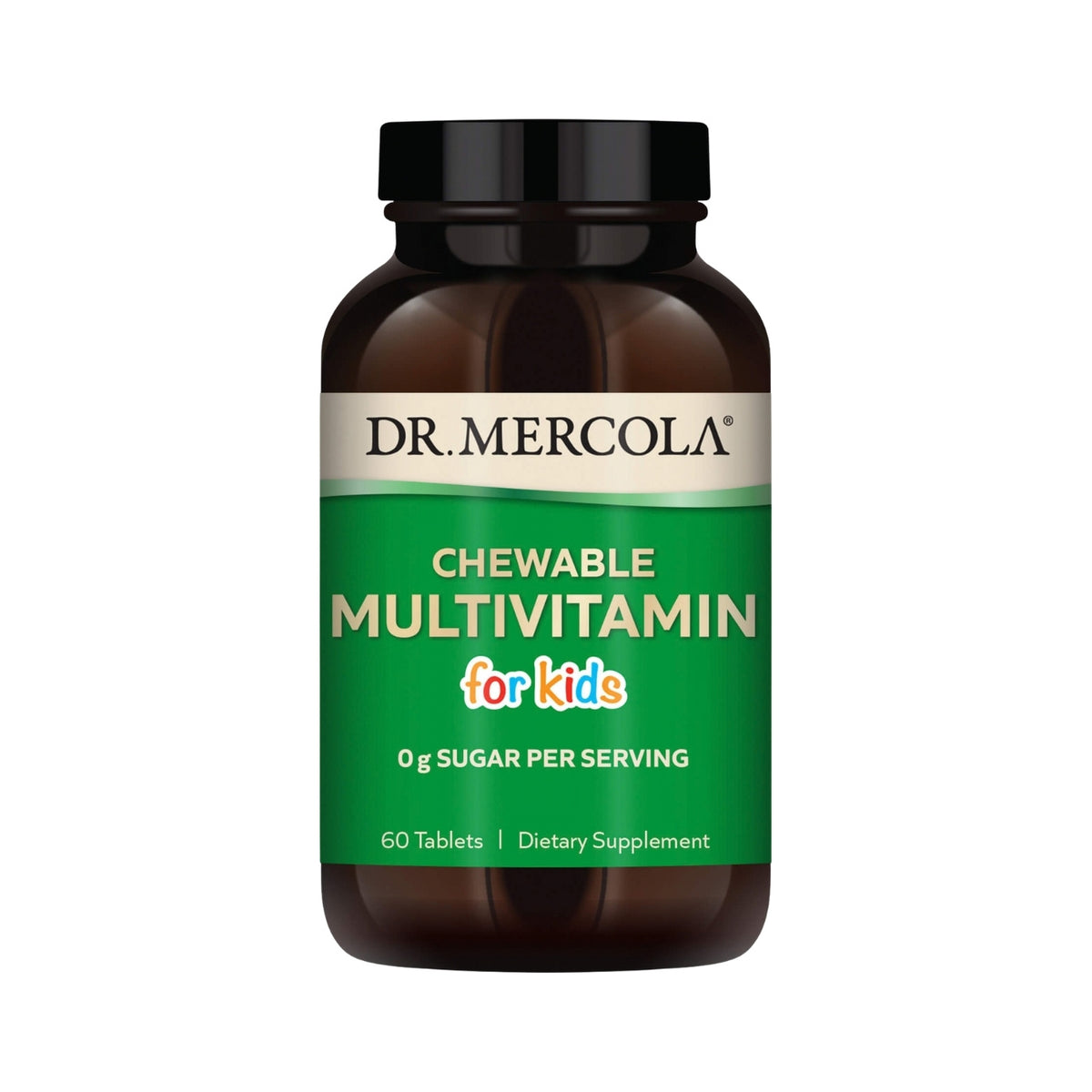 Multivitamin til børn 60 tyggetabletter - Dr Mercola