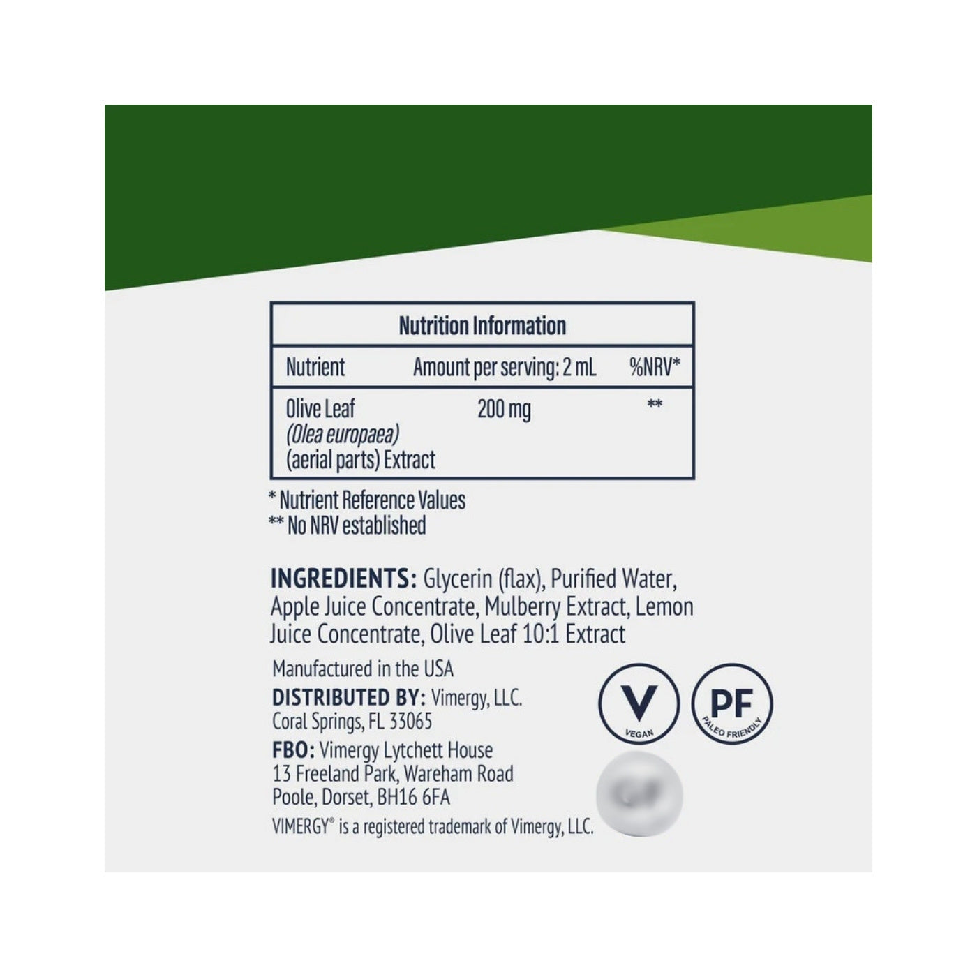 Vimergy Olivbladsextrakt, 115 ml