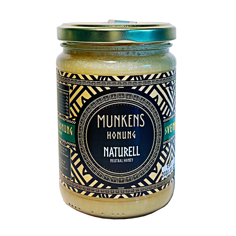 Munkens Honung Kallslungad / Raw Naturell, 500 g