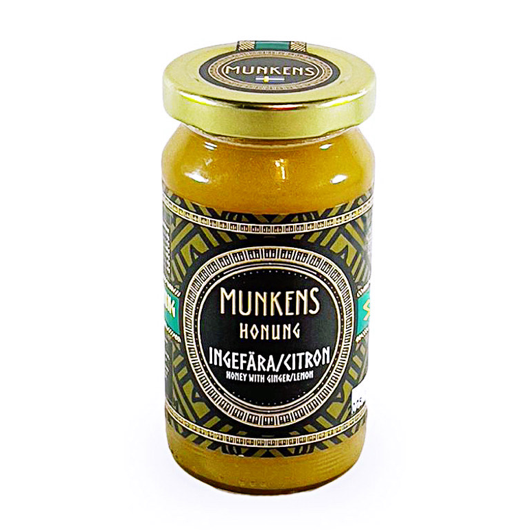 Munkens Honung Kallslungad / Raw Ingefära & Citron, 280 g