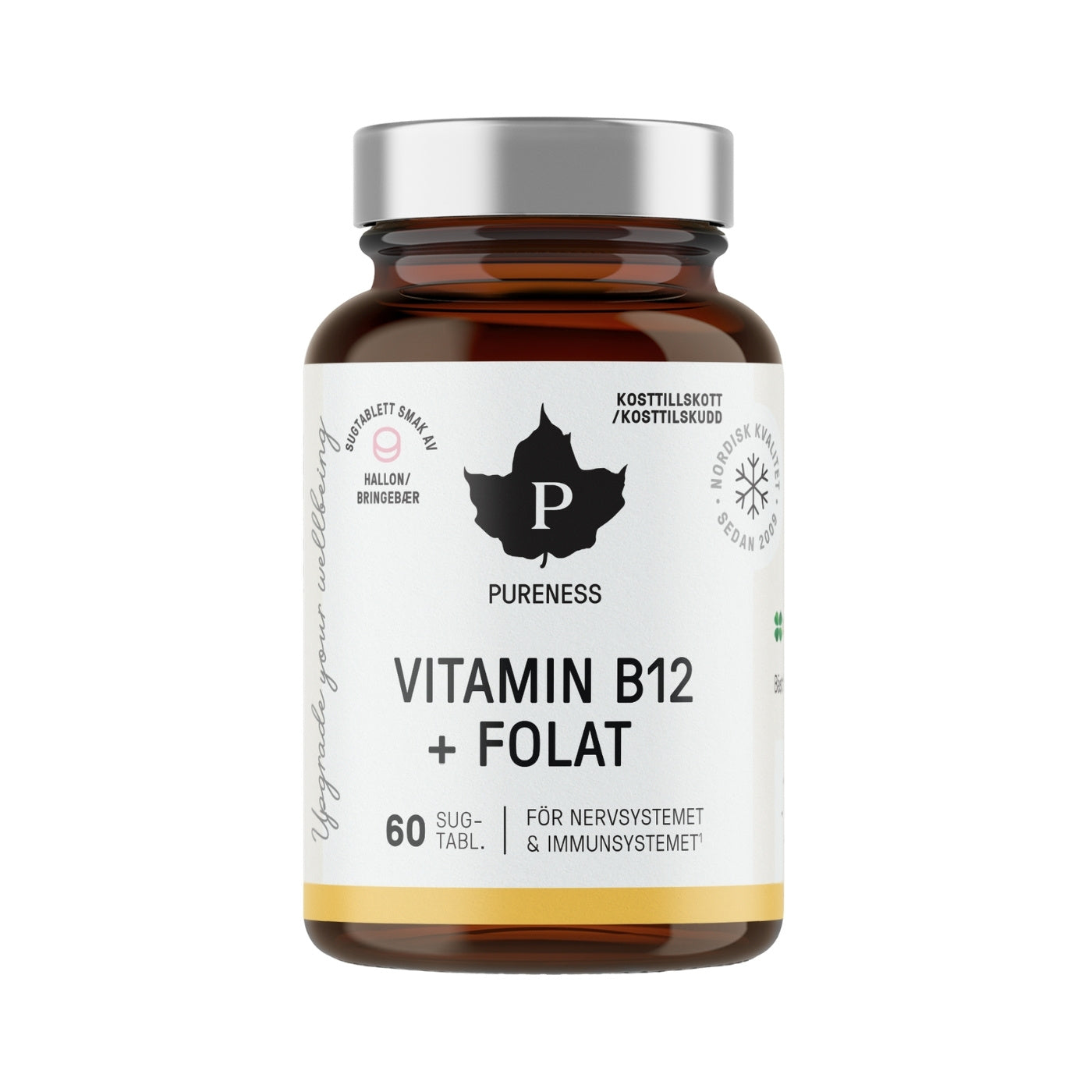 Vitamin B12 + Folate 60 lozenges - Pureness