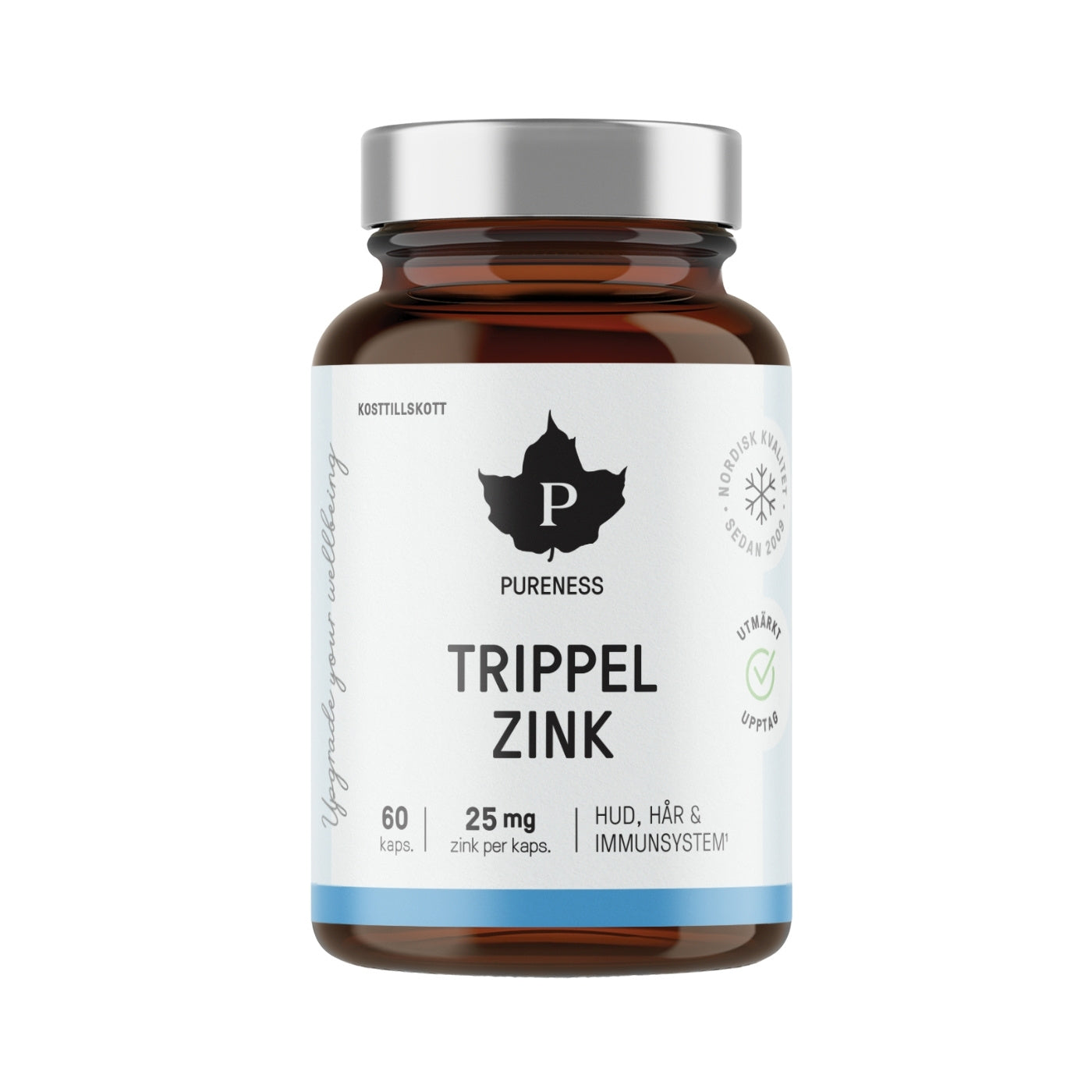 Trippel Zink 120 kapslar - Pureness