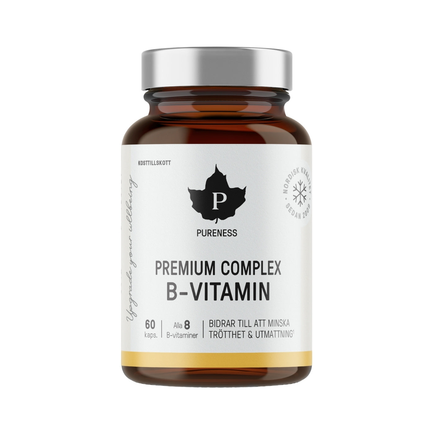 Premium Complex B-Vitamin 60 kapslar - Pureness