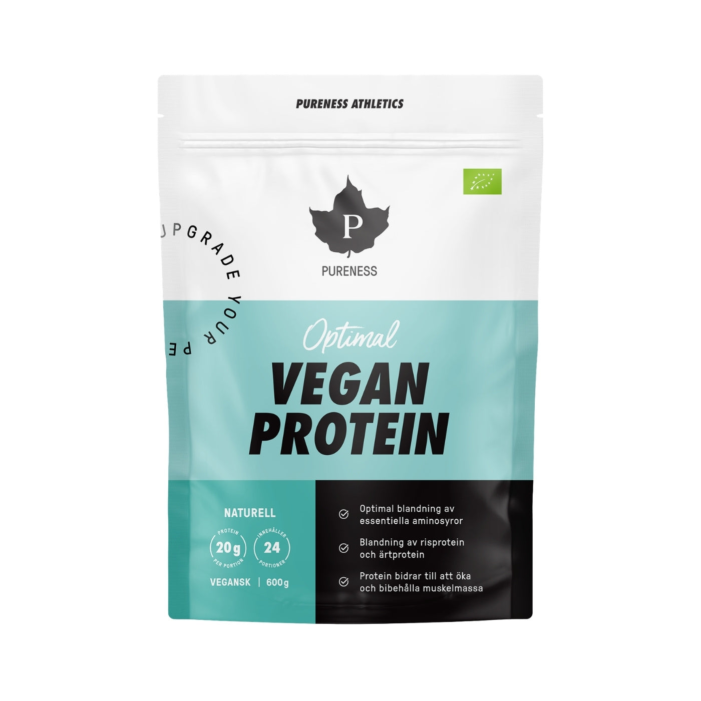Optimal Vegan Protein Naturel Økologisk 600 g - Pureness