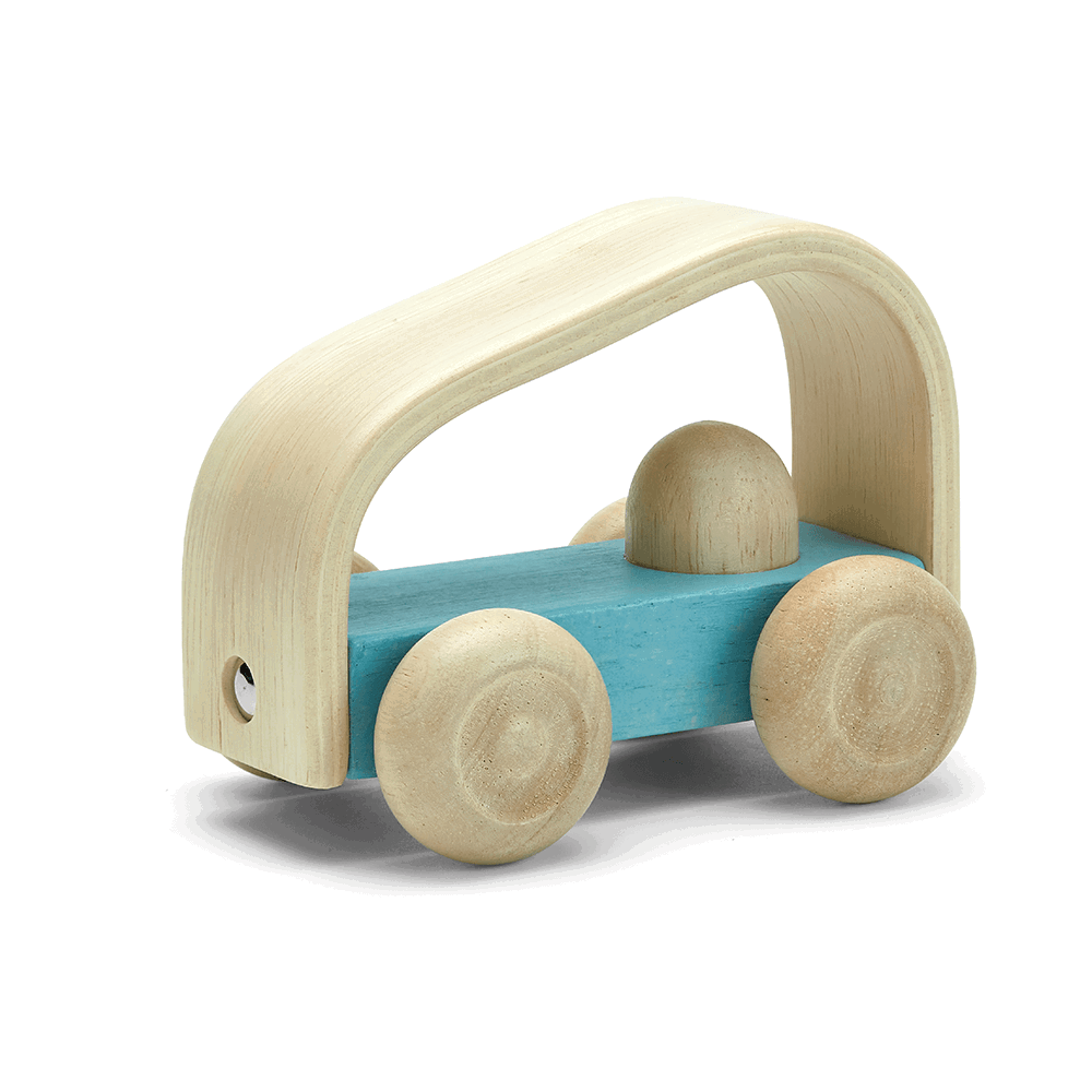 PlanToys - Vroom Car, Light Blue