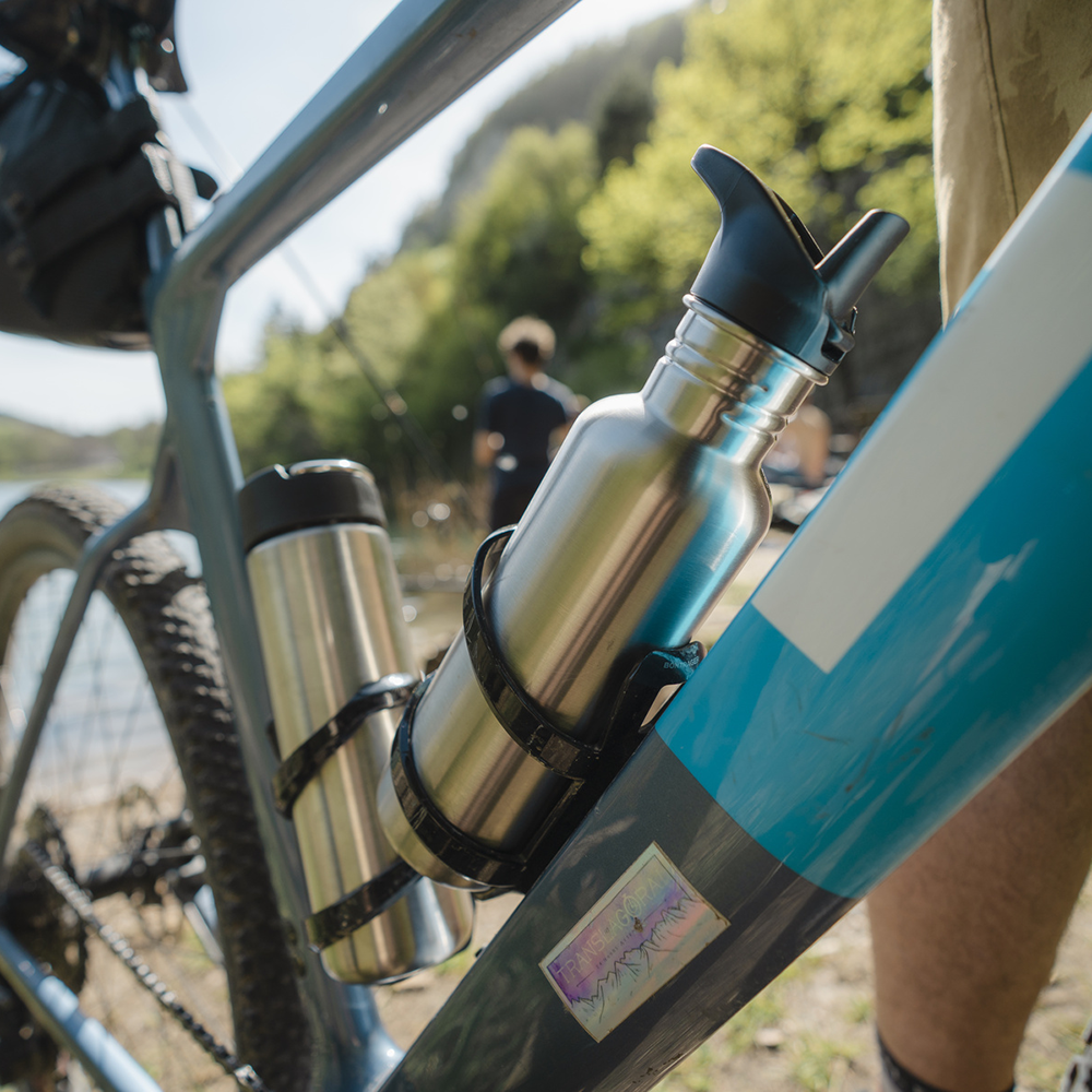 Klean Kanteen - Water Bottle Classic Flip Seal Sport Cap, Brushed Stainless - 800 ml