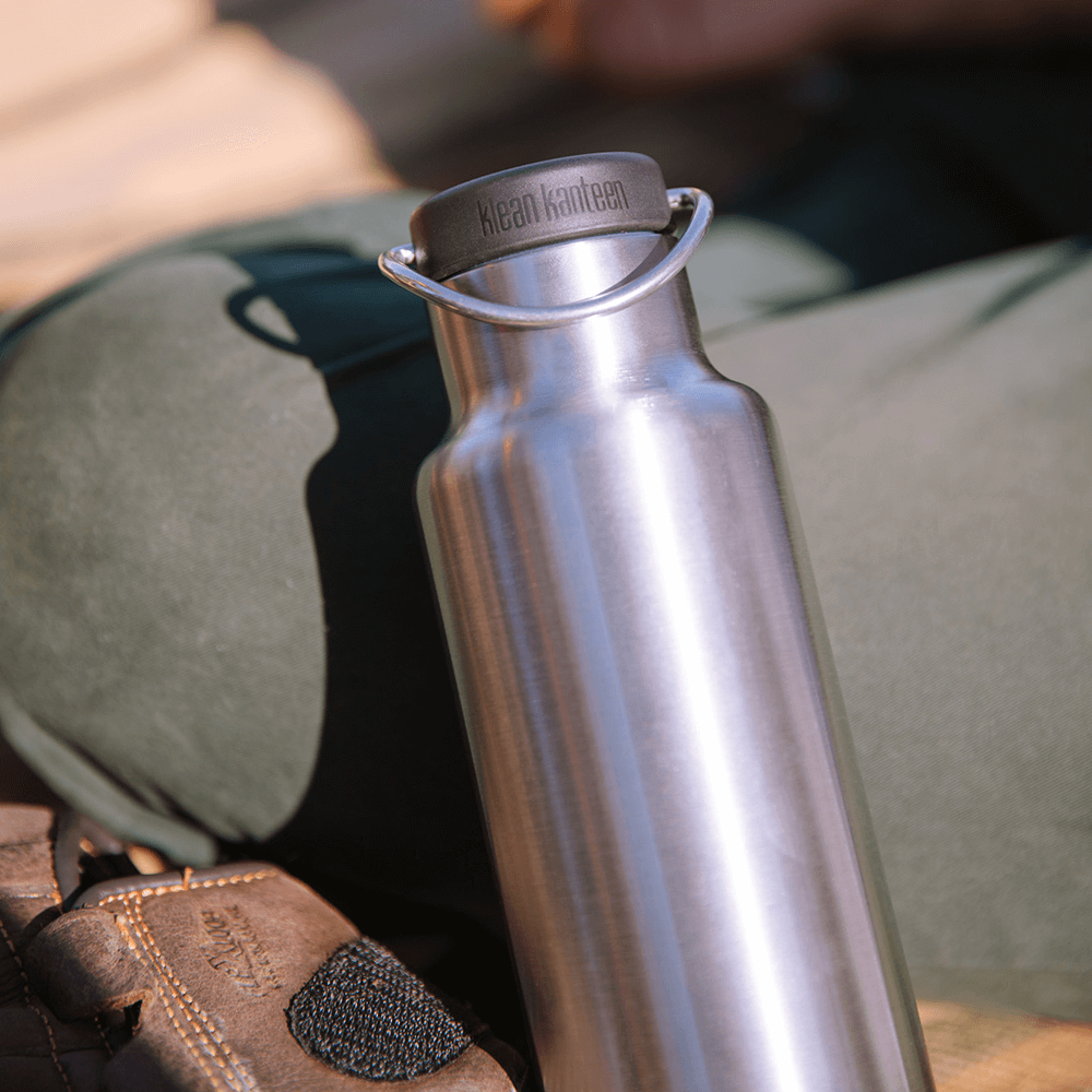 Klean Kanteen - Insulated Classic Narrow Loop Cap, Brushed Stainless - 592 ml