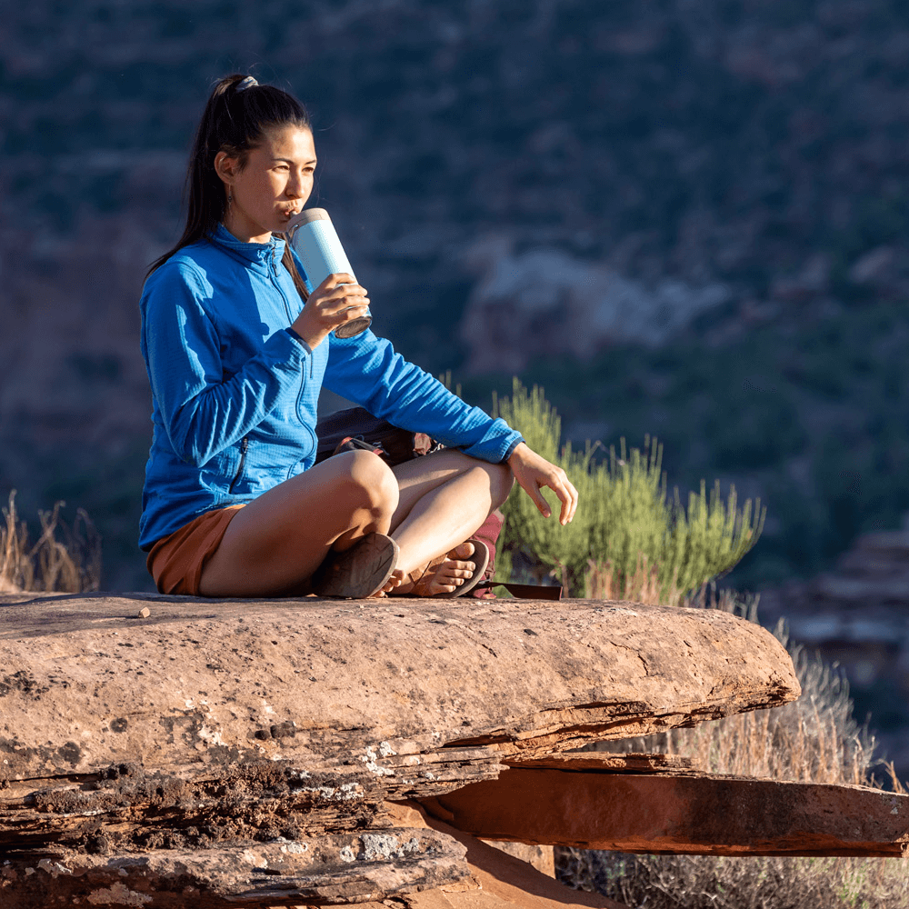 Klean Kanteen - Insulated TKWide Twist Cap, Blue Tint - 473 ml