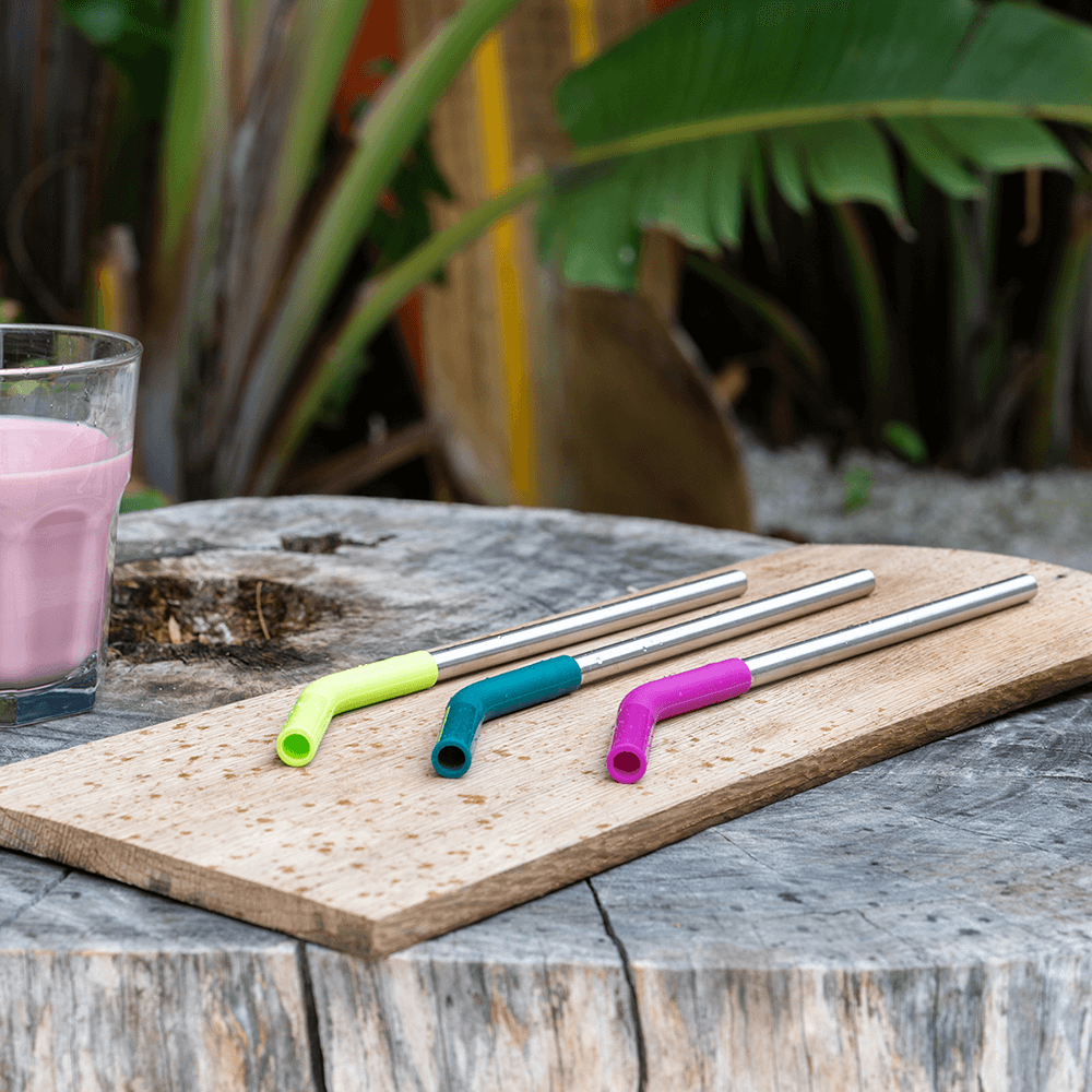 Klean Kanteen - Stainless Steel Smoothie Straws (10 mm), 3 pcs