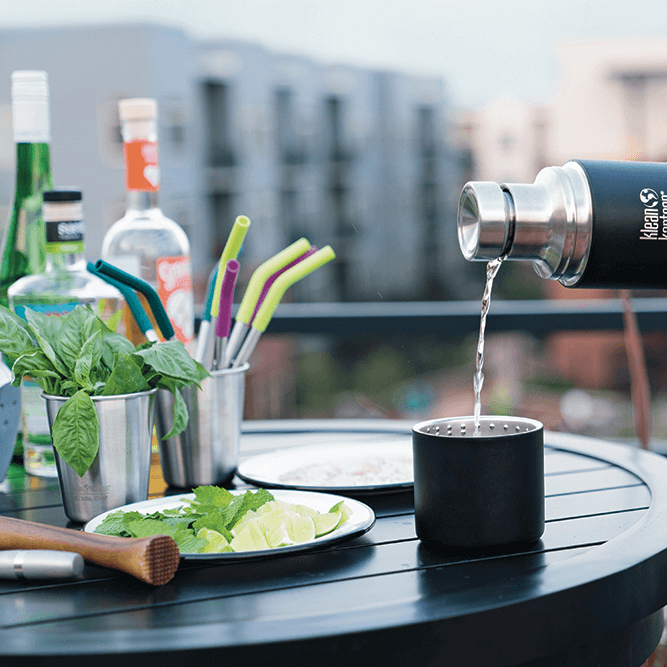 Klean Kanteen - Sugerør Rustfrit stål Smoothie (10 mm), 3 stk