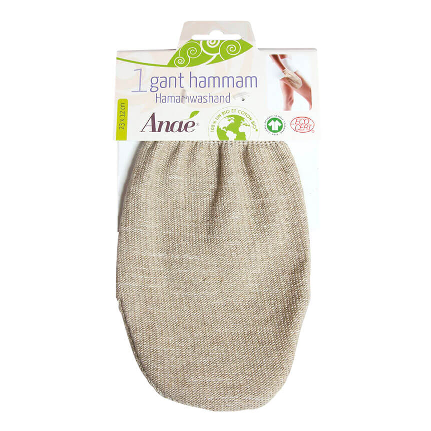 Hamam Glove in Organic Linen/Cotton GOTS