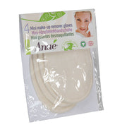Makeup Glove of Organic Cotton GOTS - Natural White 4-pack