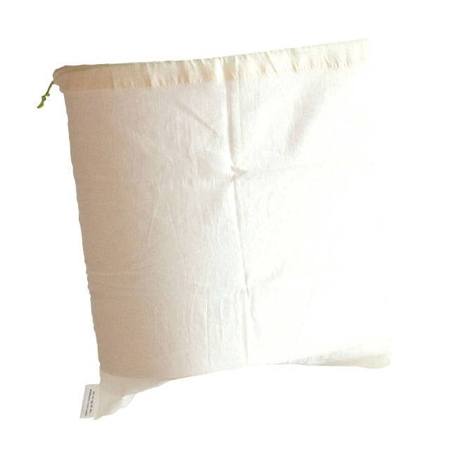 Organic Drawstring Cotton Bag GOTS Certified - XL, 3-pack