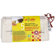 Ah! Table! - Ekologiska Tygpåsar med Dragsko Medium 5-pack