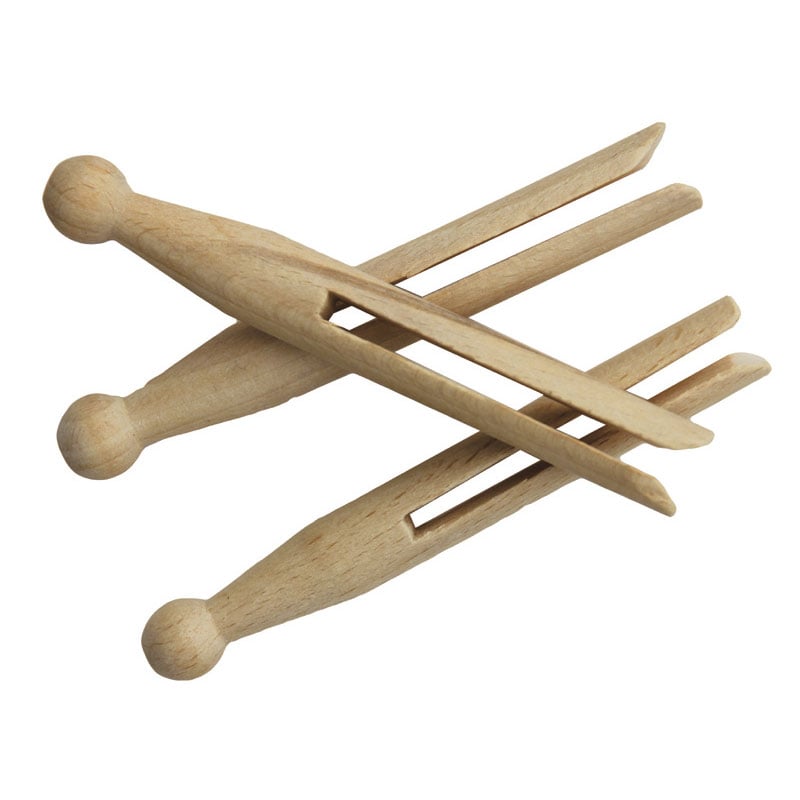 Wooden Clothespins Old-fashioned - 25-pack