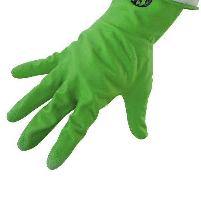 Natural Latex Rubber Gloves 1 pair - Medium