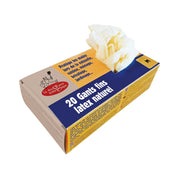 Disposable Gloves in Natural Latex 20 pcs - Medium