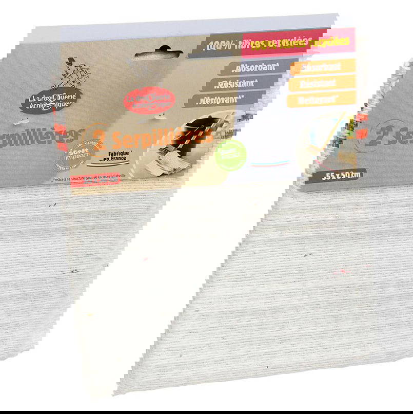 Floor Cleaning Cloth, Recycled Fabric Fibers 2-pack