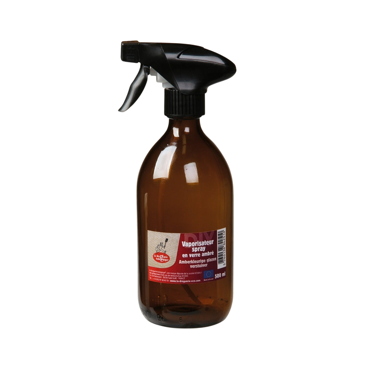Sprayflaske i Glas med Dyse, Brun - 500 ml