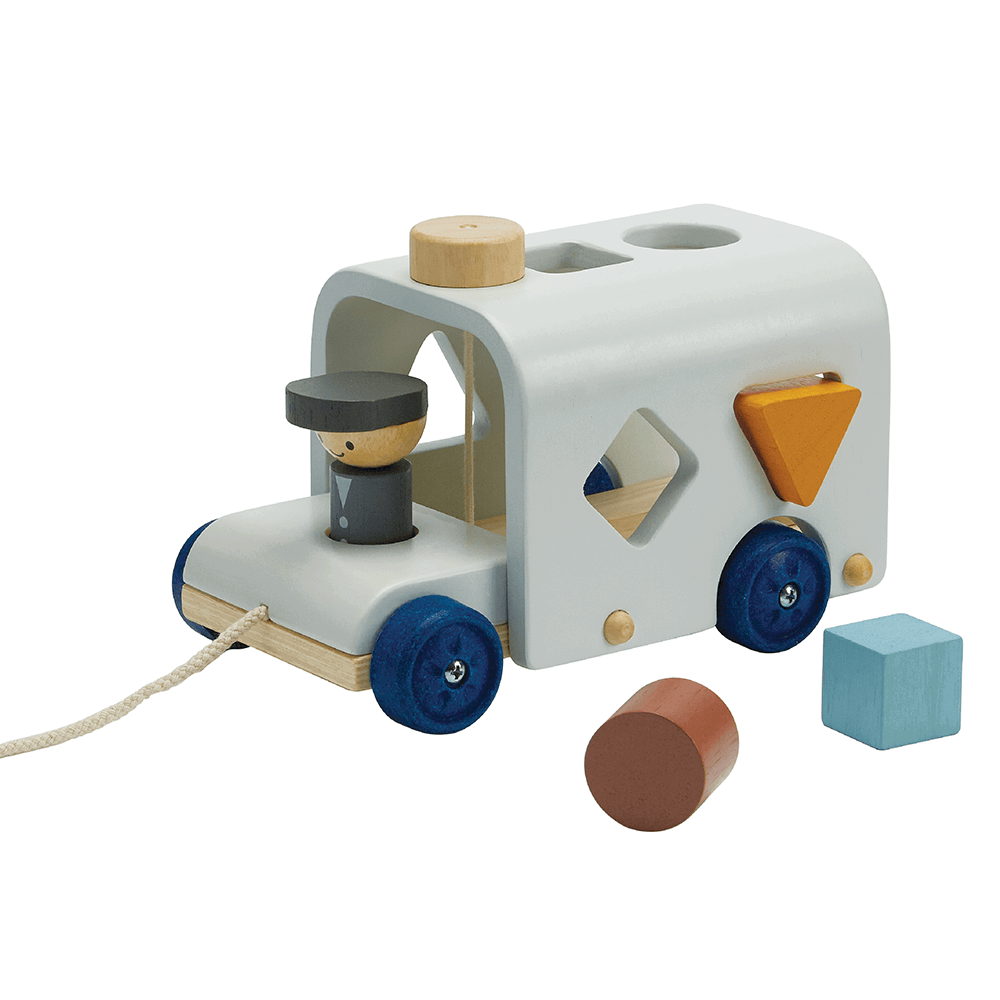 PlanToys - Sorting Bus Orchard