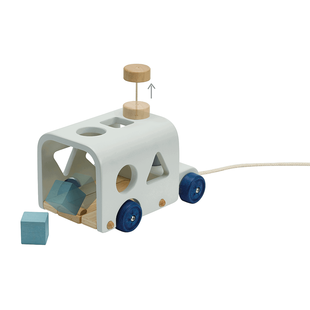 PlanToys - Sorting Bus Orchard