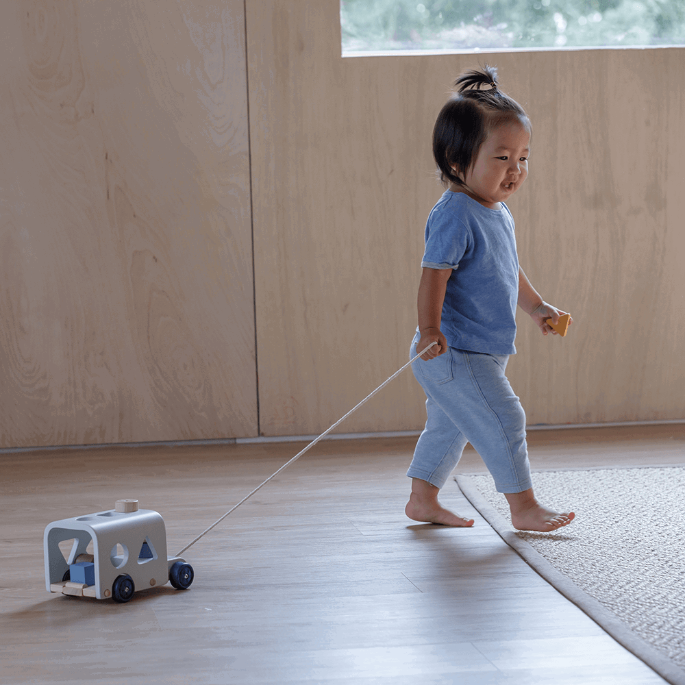 PlanToys - Sorting Bus Orchard