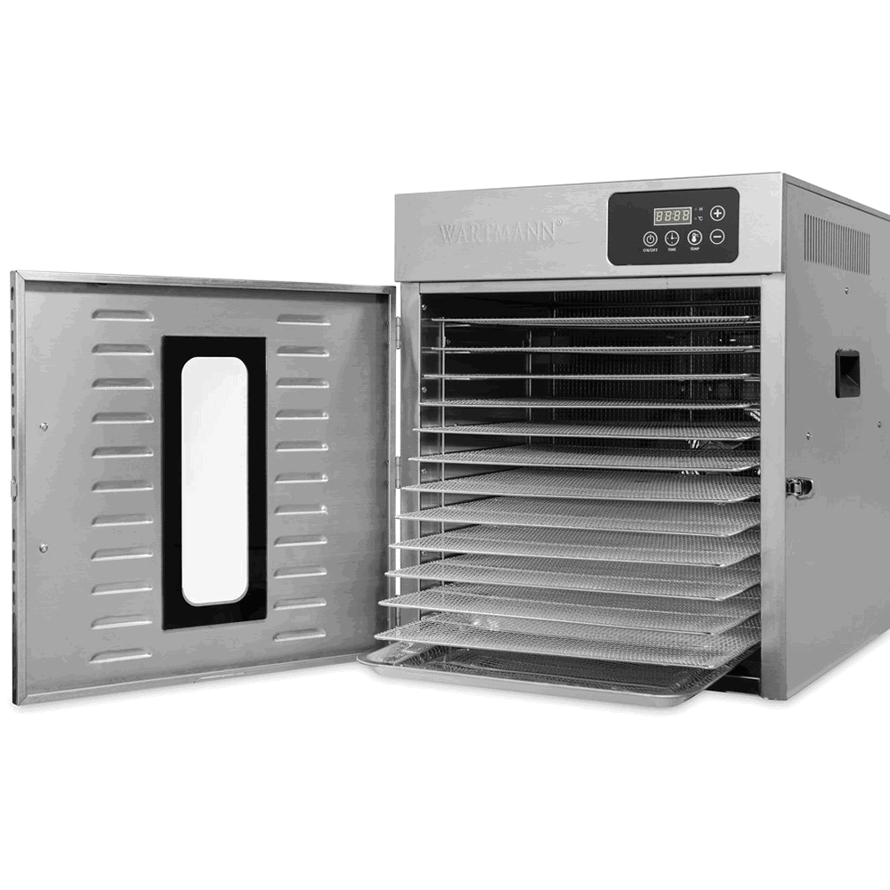 Wartmann - Stainless Steel Dryer WM-1912 DH, 12 Trays - Special Order