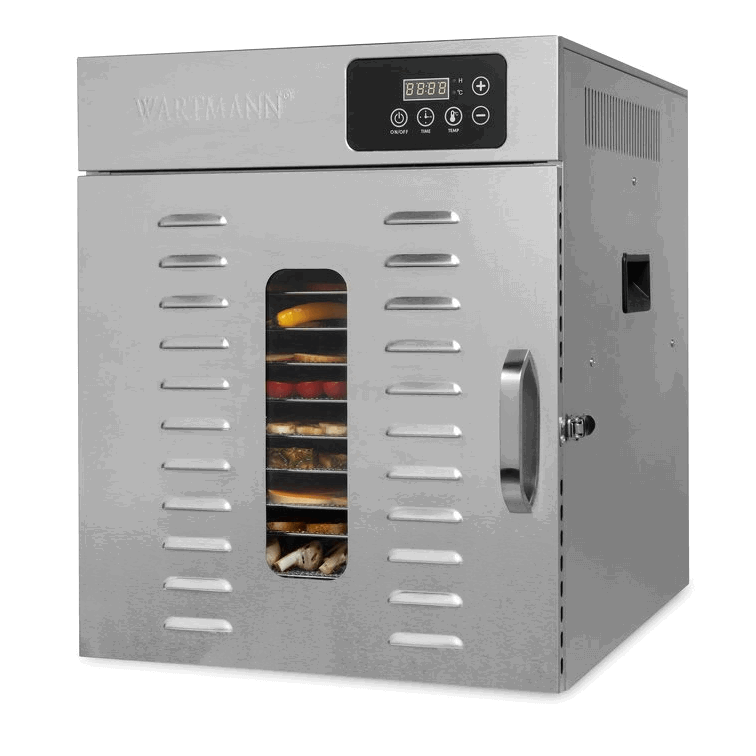 Wartmann - Stainless Steel Dryer WM-1912 DH, 12 Trays - Special Order