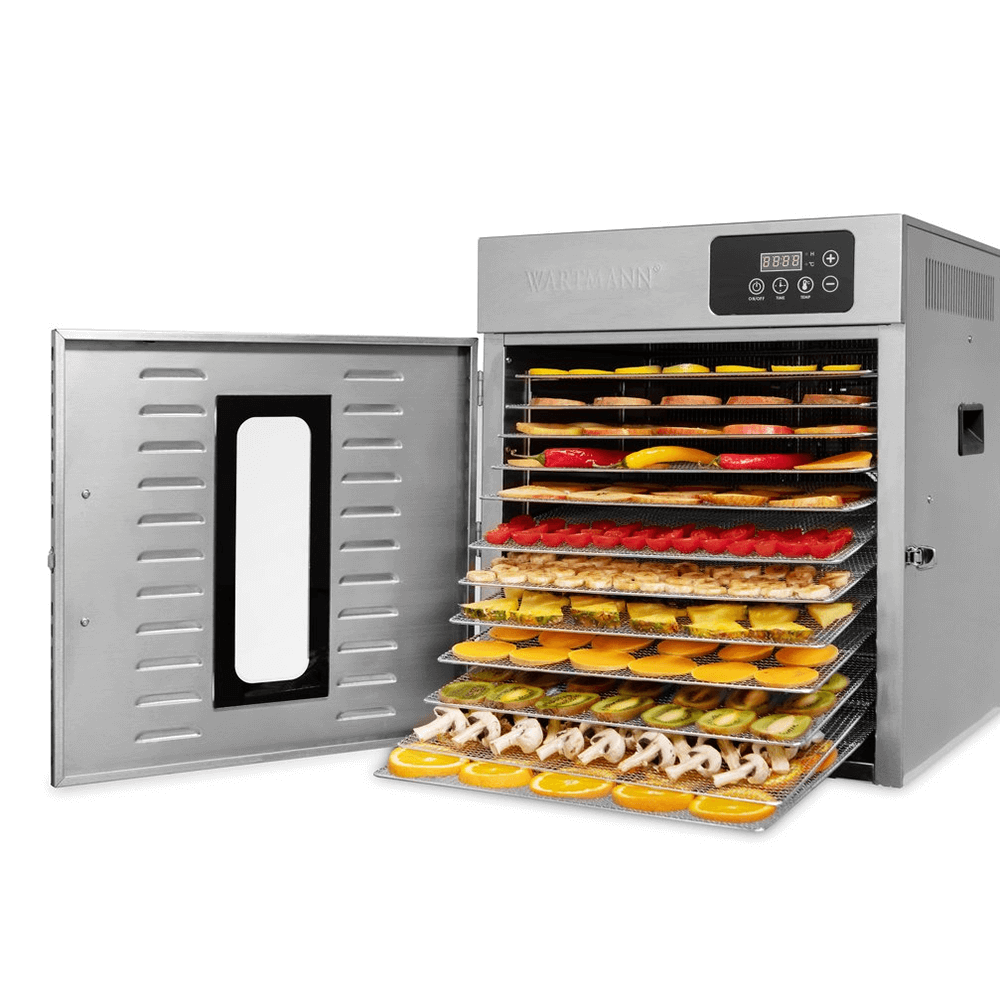 Wartmann - Stainless Steel Dryer WM-1912 DH, 12 Trays - Special Order