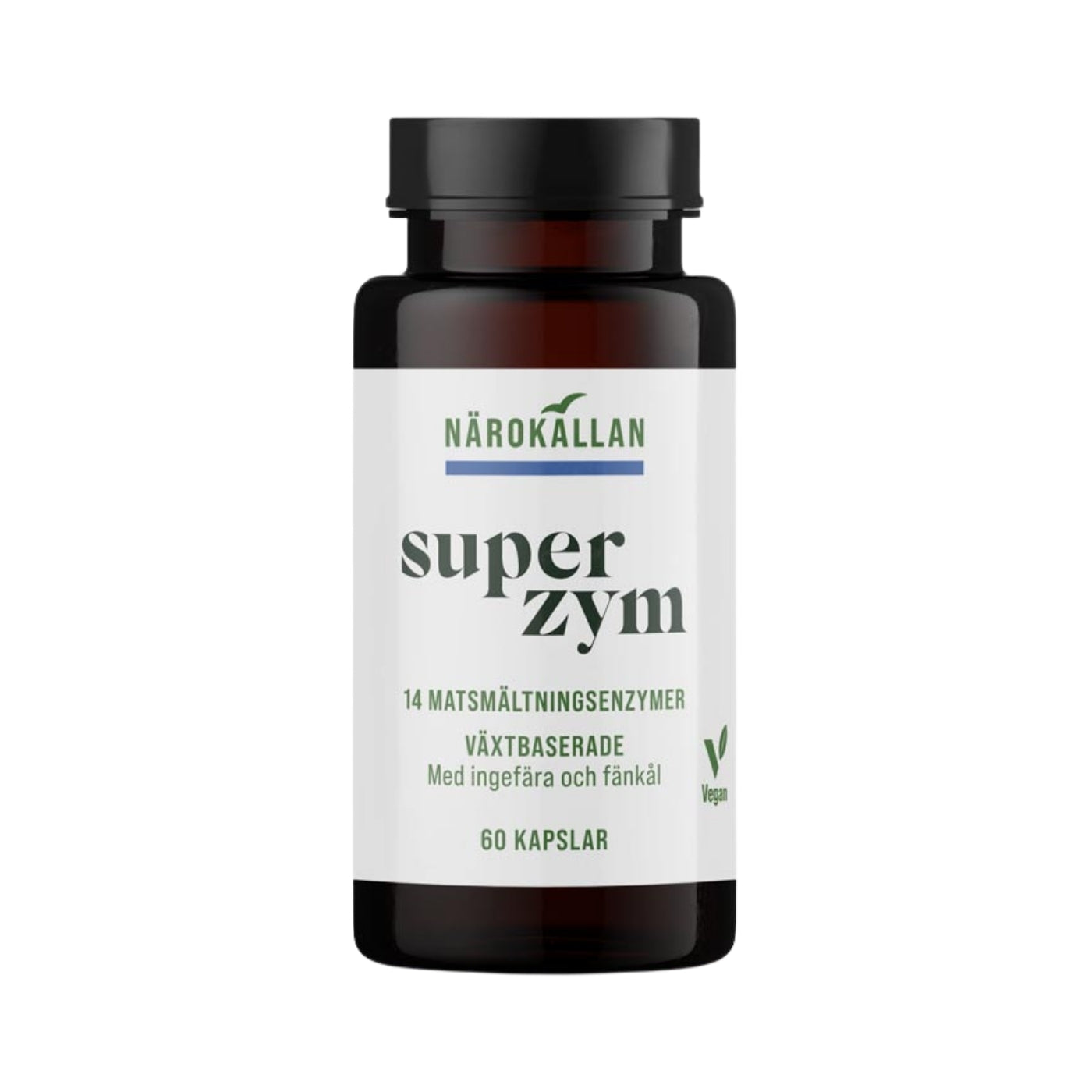 Närokällan Superzym Enzymer, 60 kapsler