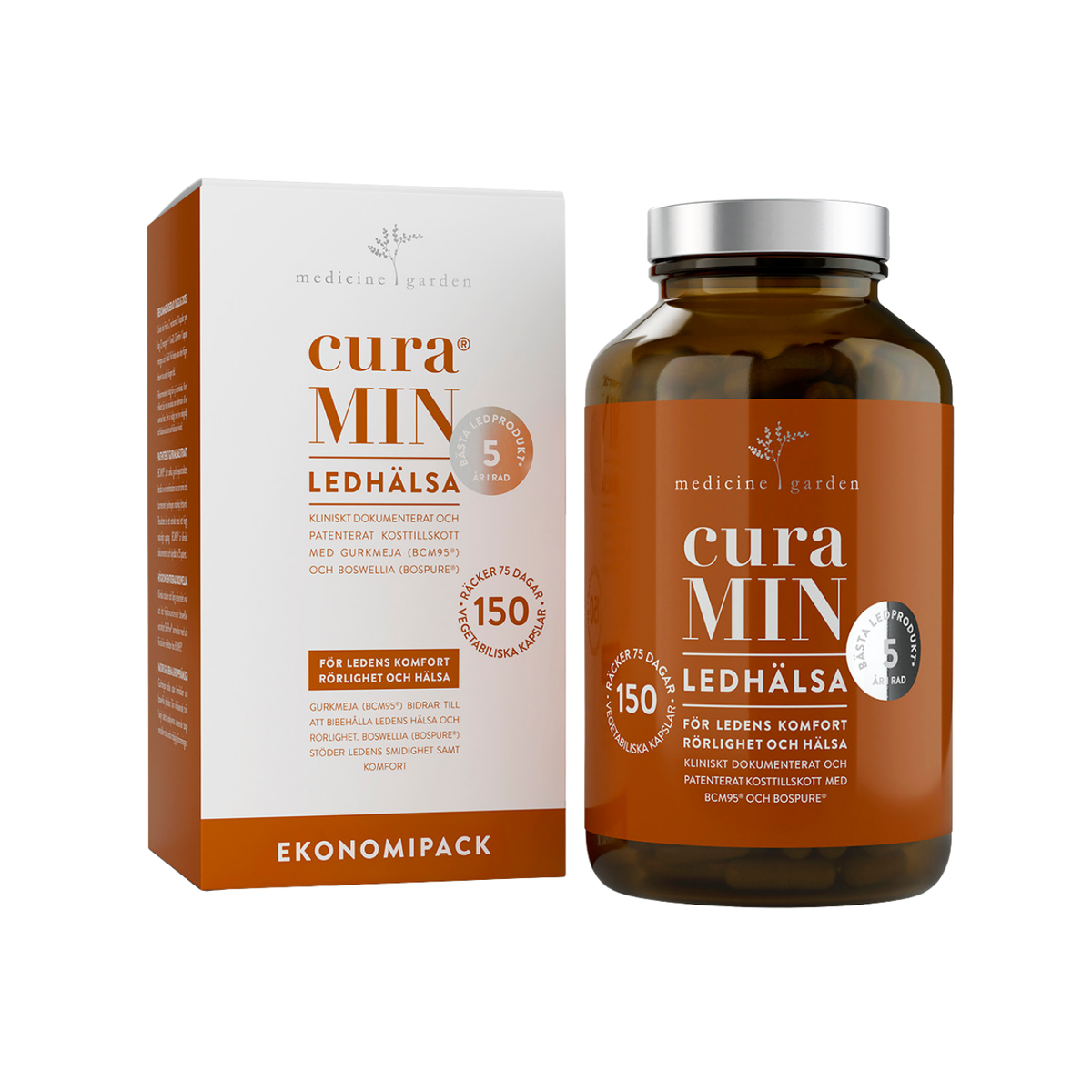 curaMIN Forte Turmeric & Boswellia 90 capsules - MedicineGarden